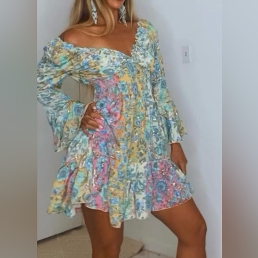 Floral Smocked Dress